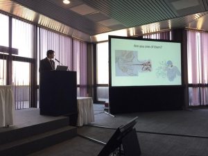 Dr. Vikram presenting in World-Sleep-Congress