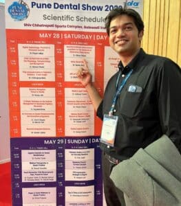 Dr. Vikram at Pune Dental Show 2