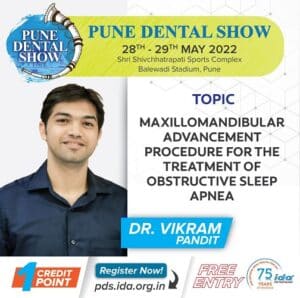 Dr. Vikram at Pune Dental Show